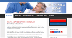 Desktop Screenshot of hastayaslibakimkursu.com